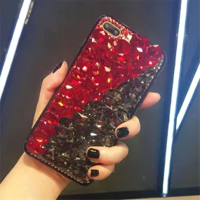 Google Pixel 6 Case,3D Handmade Sparkle Stunning Stones Phone Case