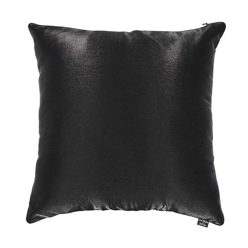 Gothic Strappy Lace Pillow Case Black with Pillow Inner