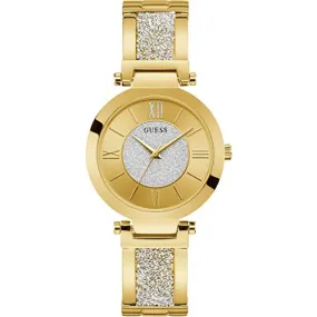 Guess Analog Champagne Dial Women's Watch-W1288L2