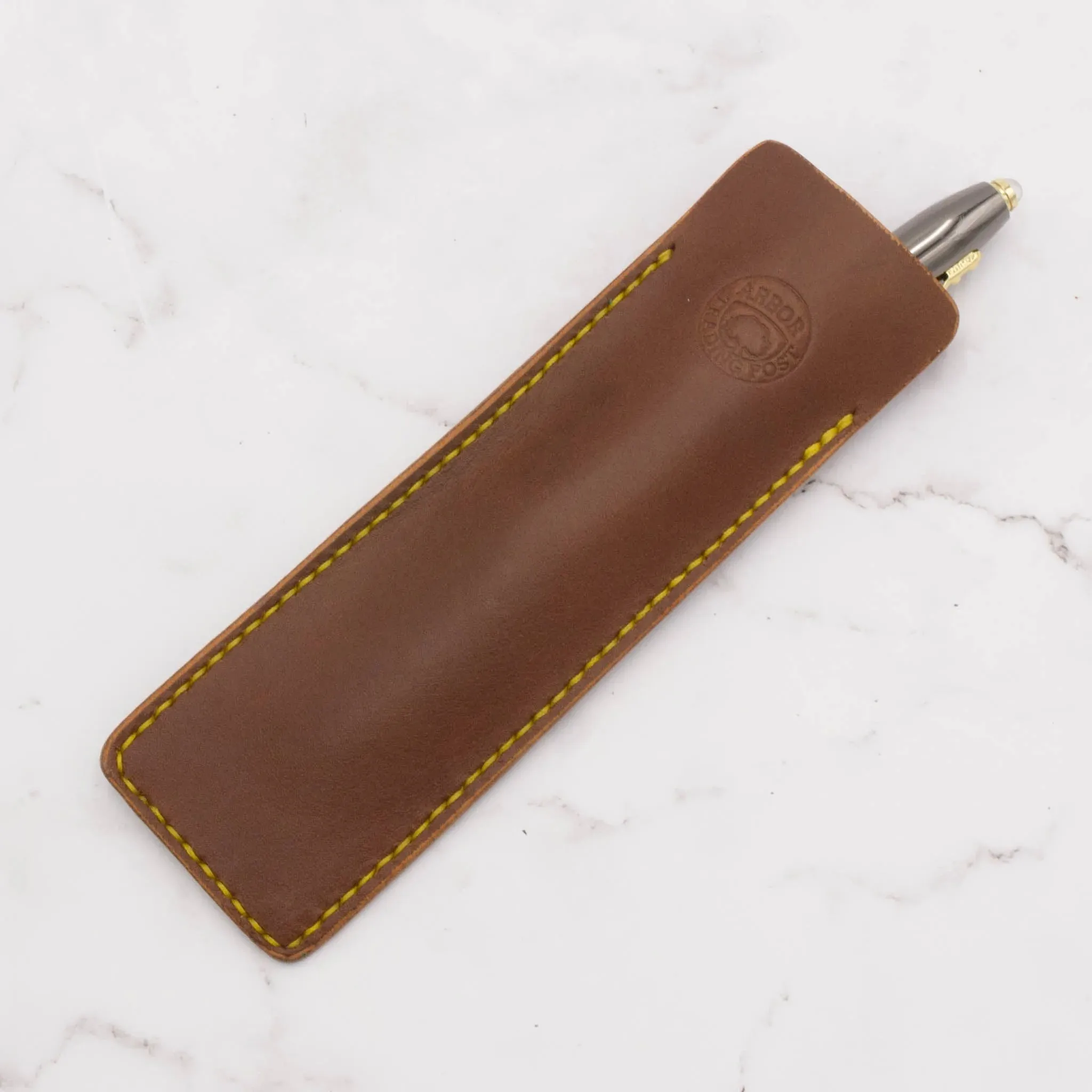 Handcrafted Leather Single Pen Case