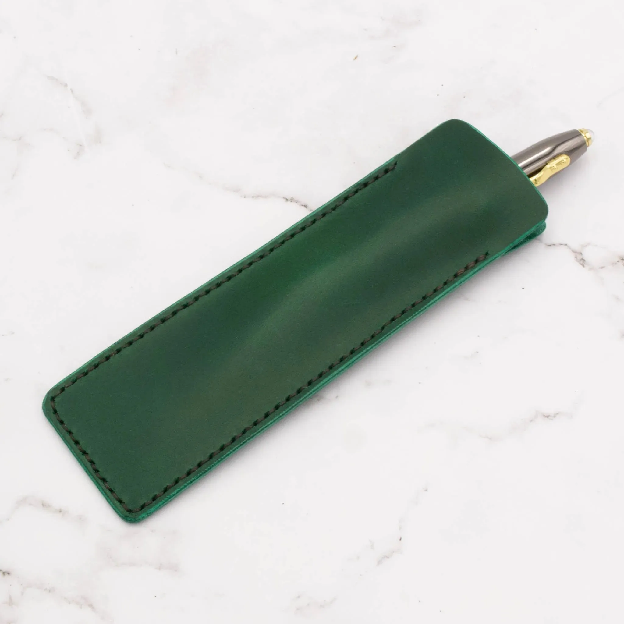 Handcrafted Leather Single Pen Case