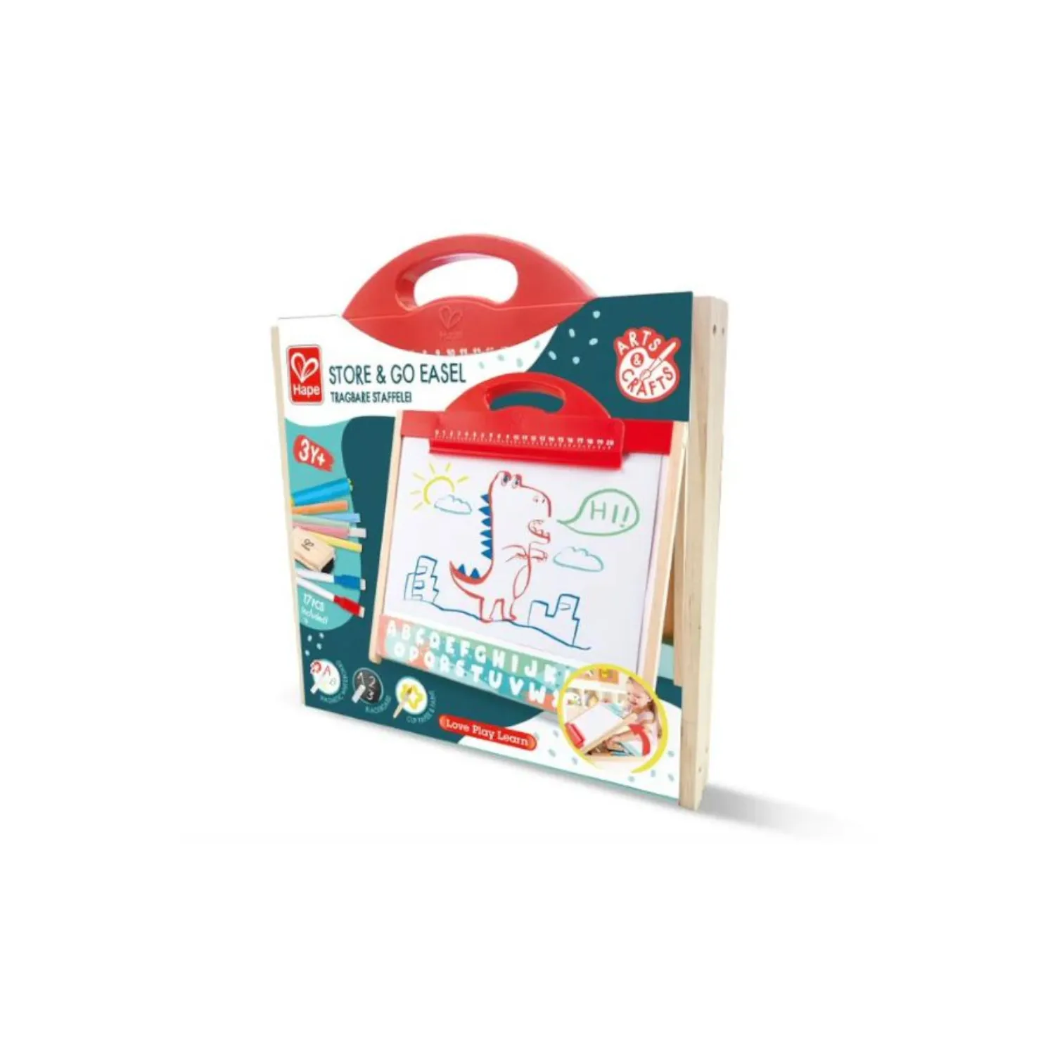 Hape - E1062 | Store & Go Easel