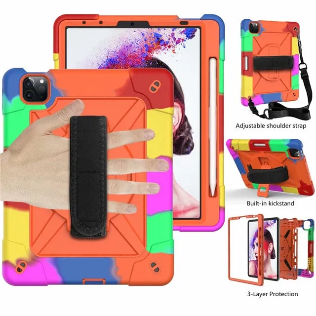 Heavy Duty Silicon Tablet Case for iPad  Kids Safe Shockproof Cover