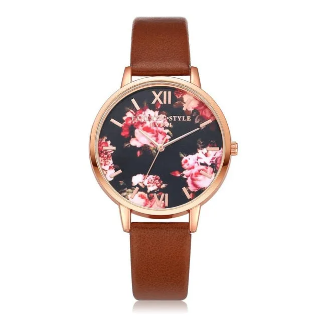 High Quality Fashion Leather Strap Watch