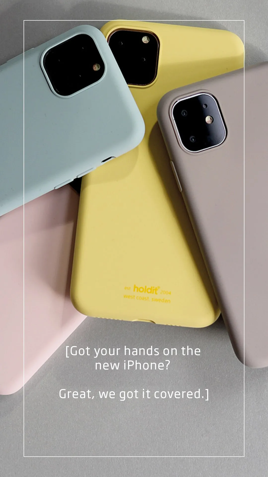 Holdit Phone Case Silicone iPhone 11 Pro / Xs / X - Mint