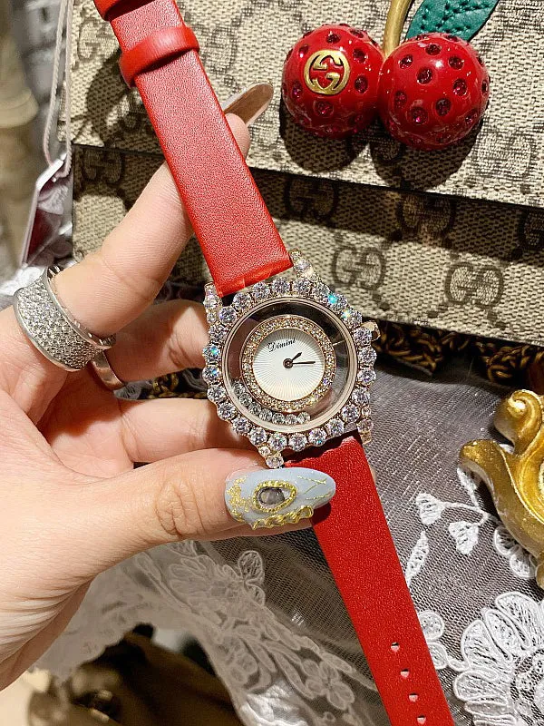 Hollow Transparent Leather Women's Watch