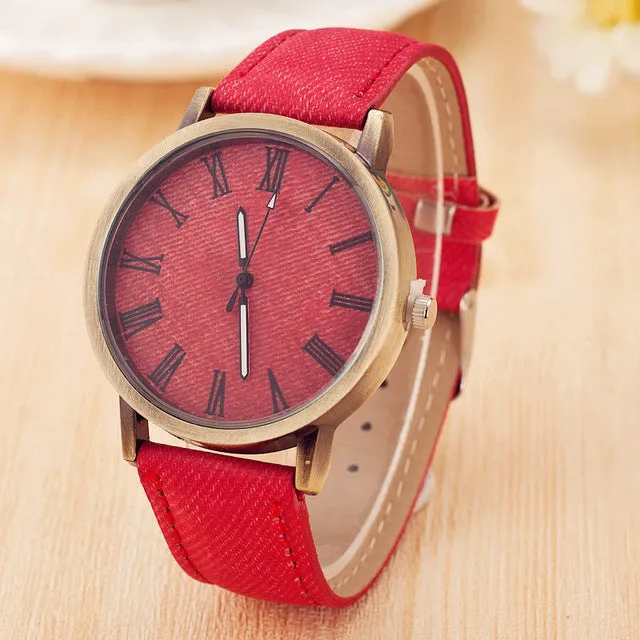 Hot Sale PU Leather Quartz Watch Women Dress Watches Men Casual Watch Rome Number Unisex Clock Relogio Masculino Drop-Shipping