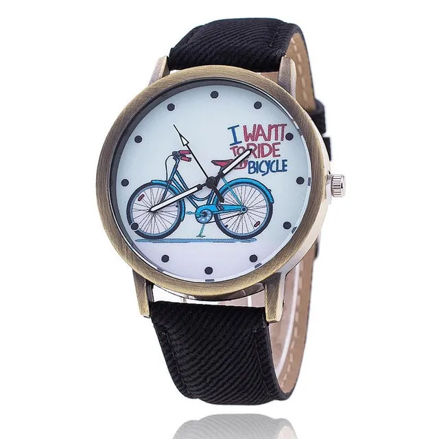 Hot Vintage Jeans Strap Watch For Women Leather Bike Watch Fashion Casual Ladies Wrist Watch Relogio Feminino Drop Shipping 889