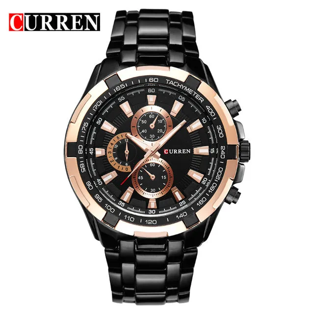 HOT2016 CURREN Watches Men quartz TopBrand  Analog  Military male Watches Men Sports army Watch Waterproof Relogio Masculino8023