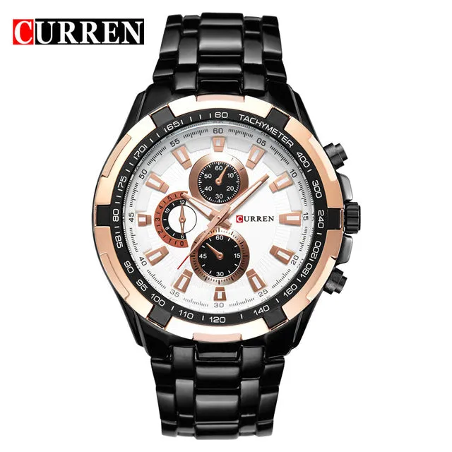 HOT2016 CURREN Watches Men quartz TopBrand  Analog  Military male Watches Men Sports army Watch Waterproof Relogio Masculino8023