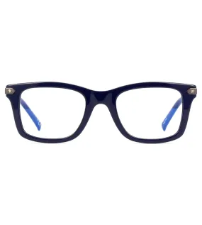 Hublot Unisex Blue/Gunmetal Wayfarer Optical Frame