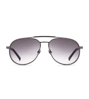 Hublot Unisex Grey Gradient Aviator Sunglass