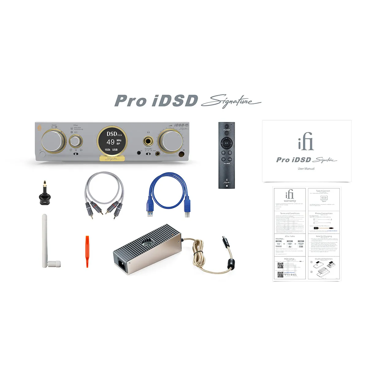 iFi Pro iDSD Signature DAC/amp and Streamer (Open box)