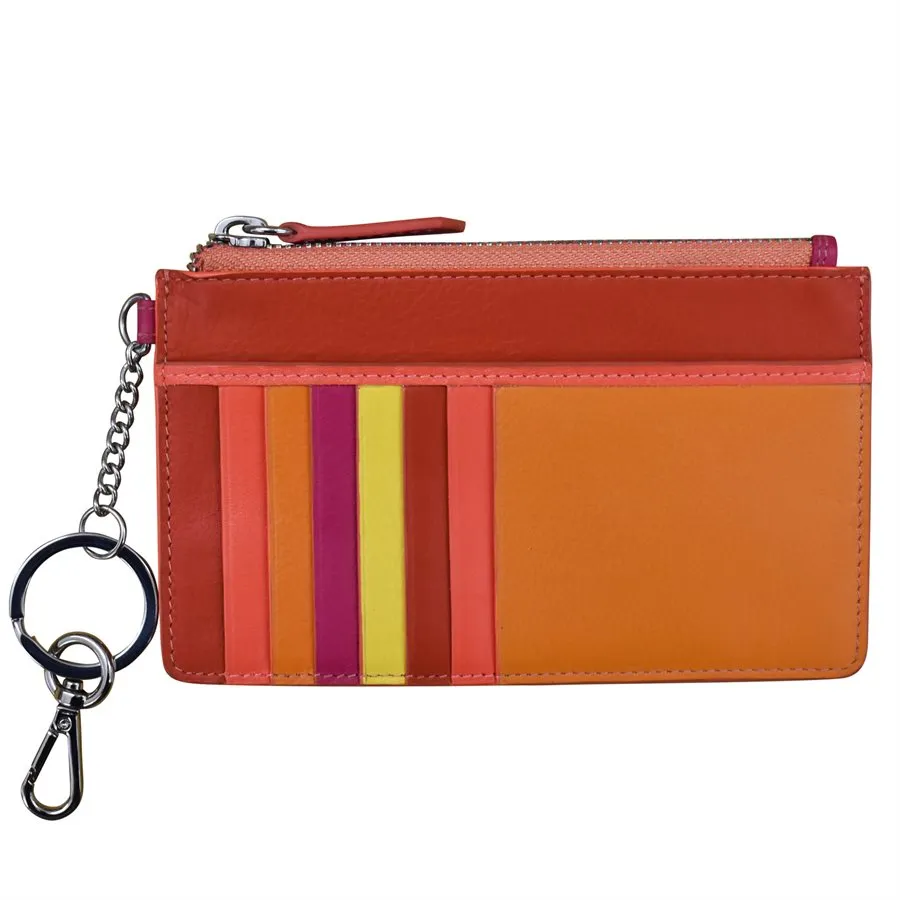 ILI New York I.D. Card Case with Key Ring Style 7211