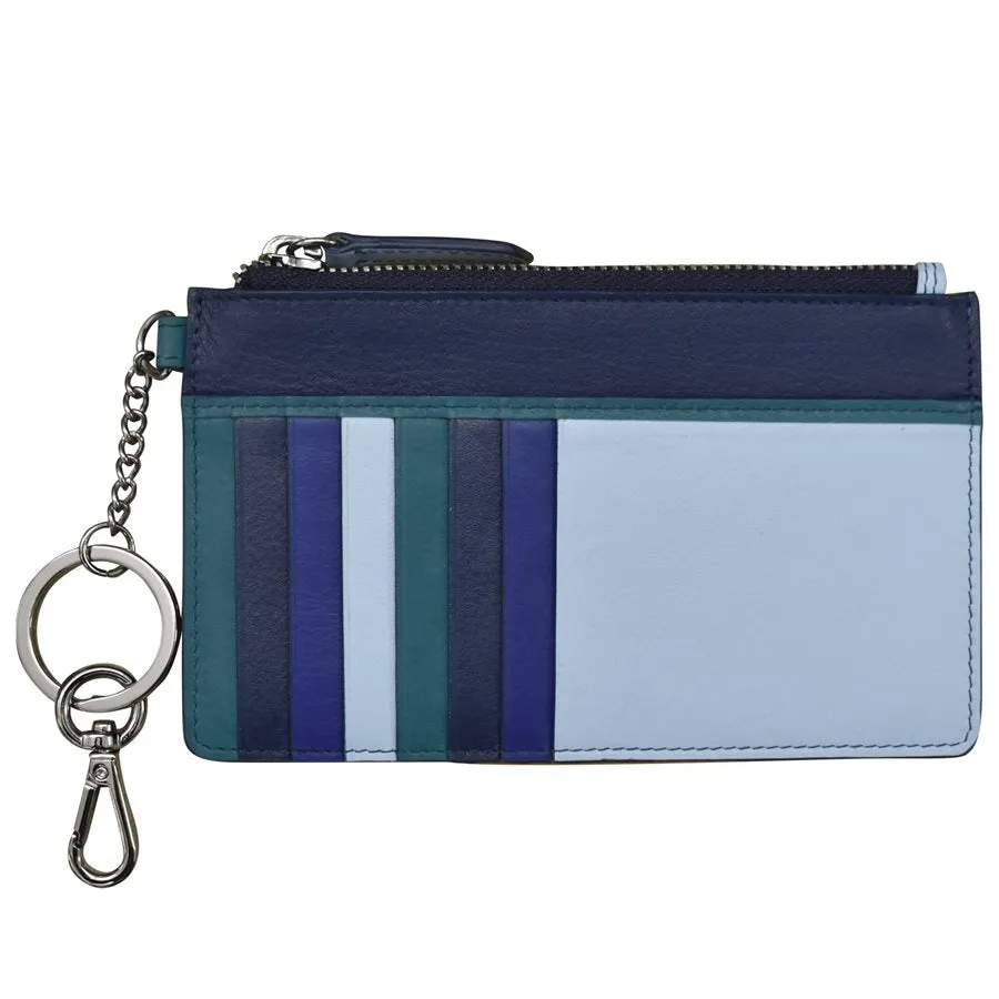 ILI New York I.D. Card Case with Key Ring Style 7211