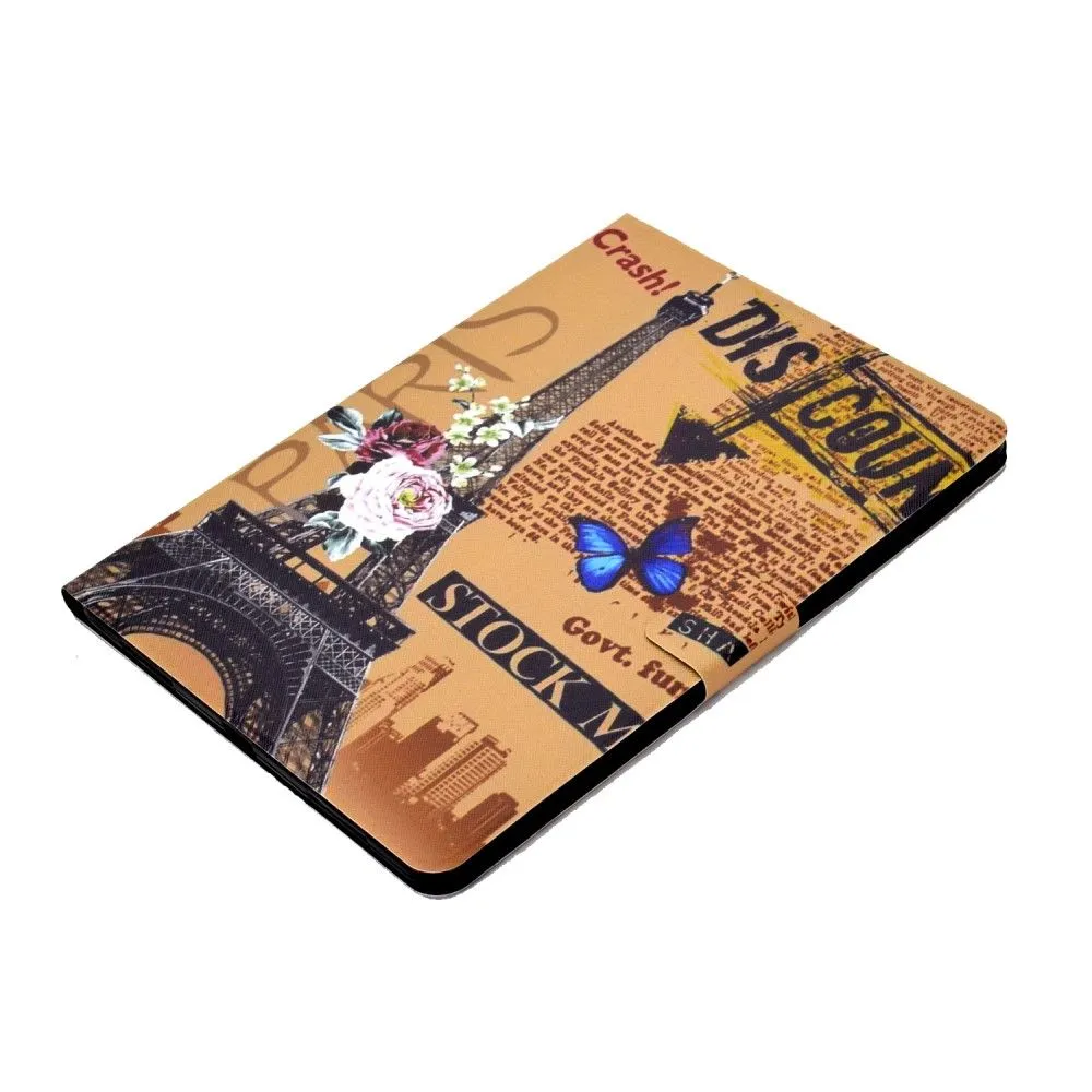 iPad Pro 11 (2021) / Air (2020) beautiful pattern leather flip case - Eiffel Tower