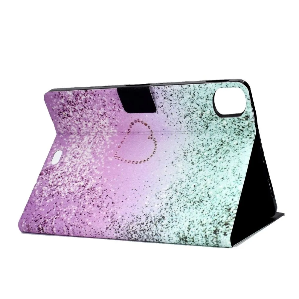 iPad Pro 11 (2021) / Air (2020) beautiful pattern leather flip case - Glittery Element and Heart