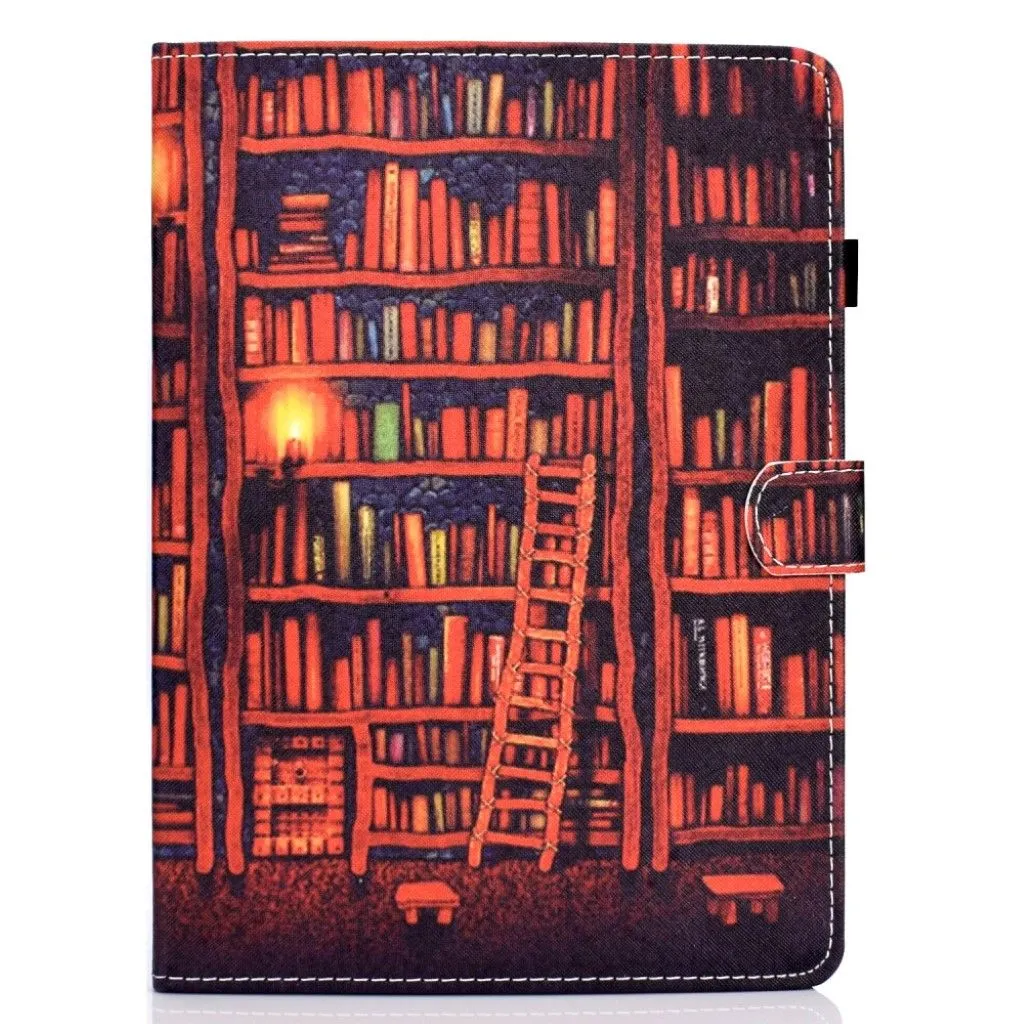 iPad Pro 11 inch (2018) patterned leather flip case - Bookshelf