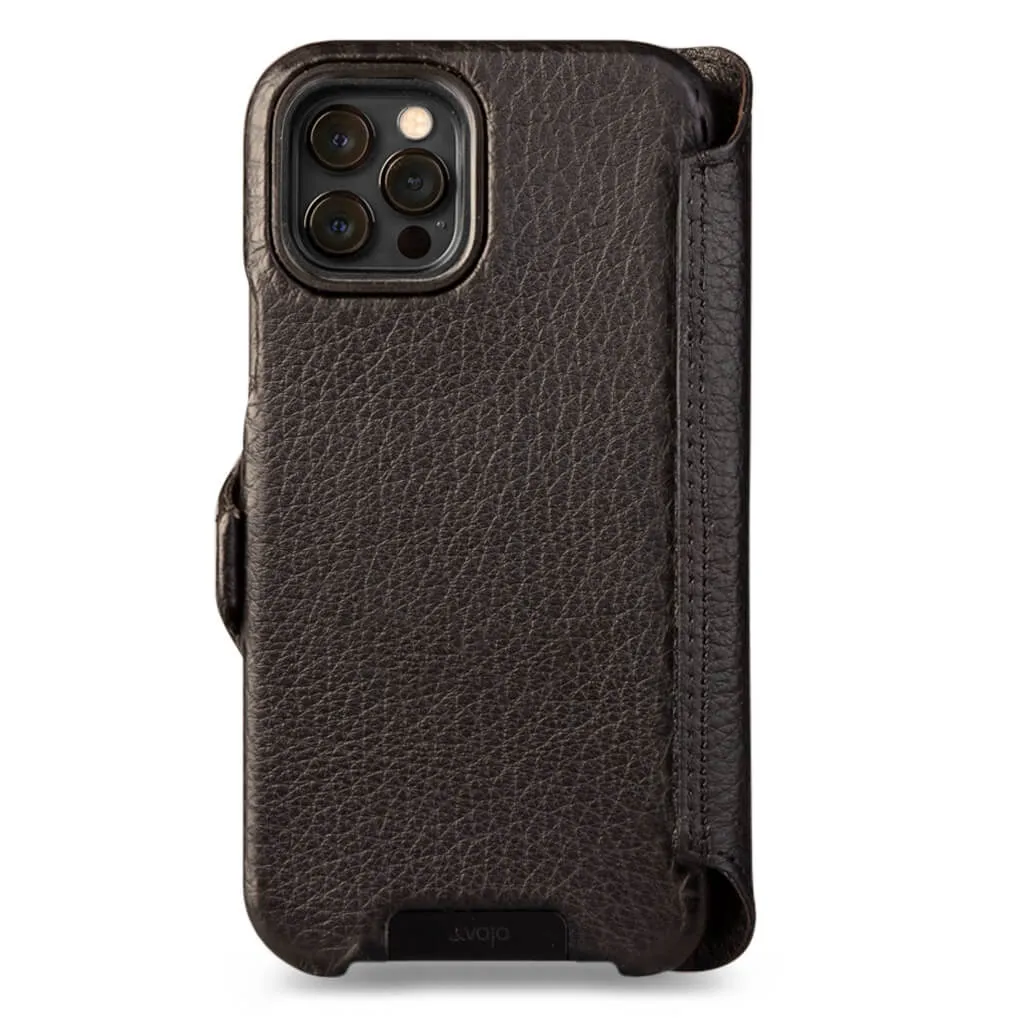 iPhone 12 Pro Max wallet leather case with MagSafe