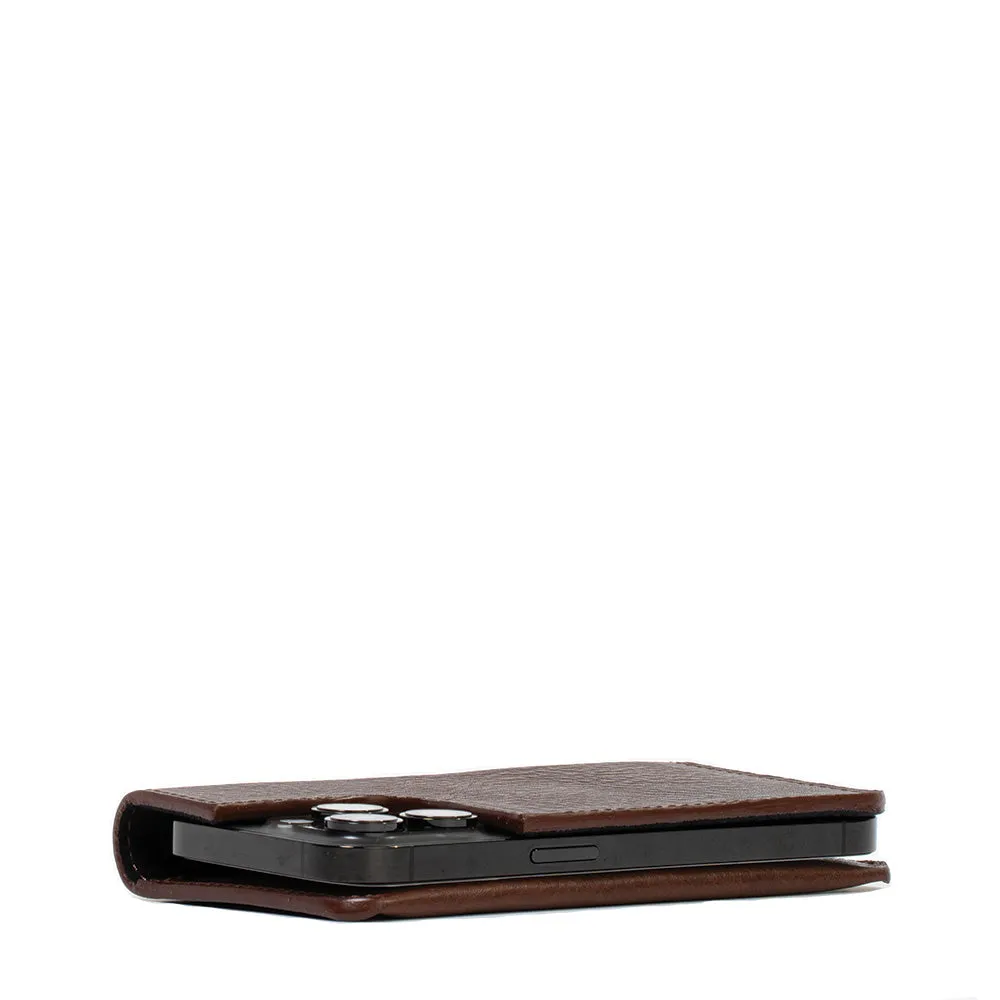 iPhone 15 Leather Folio Case Wallet with MagSafe - The Minimalist 1.0