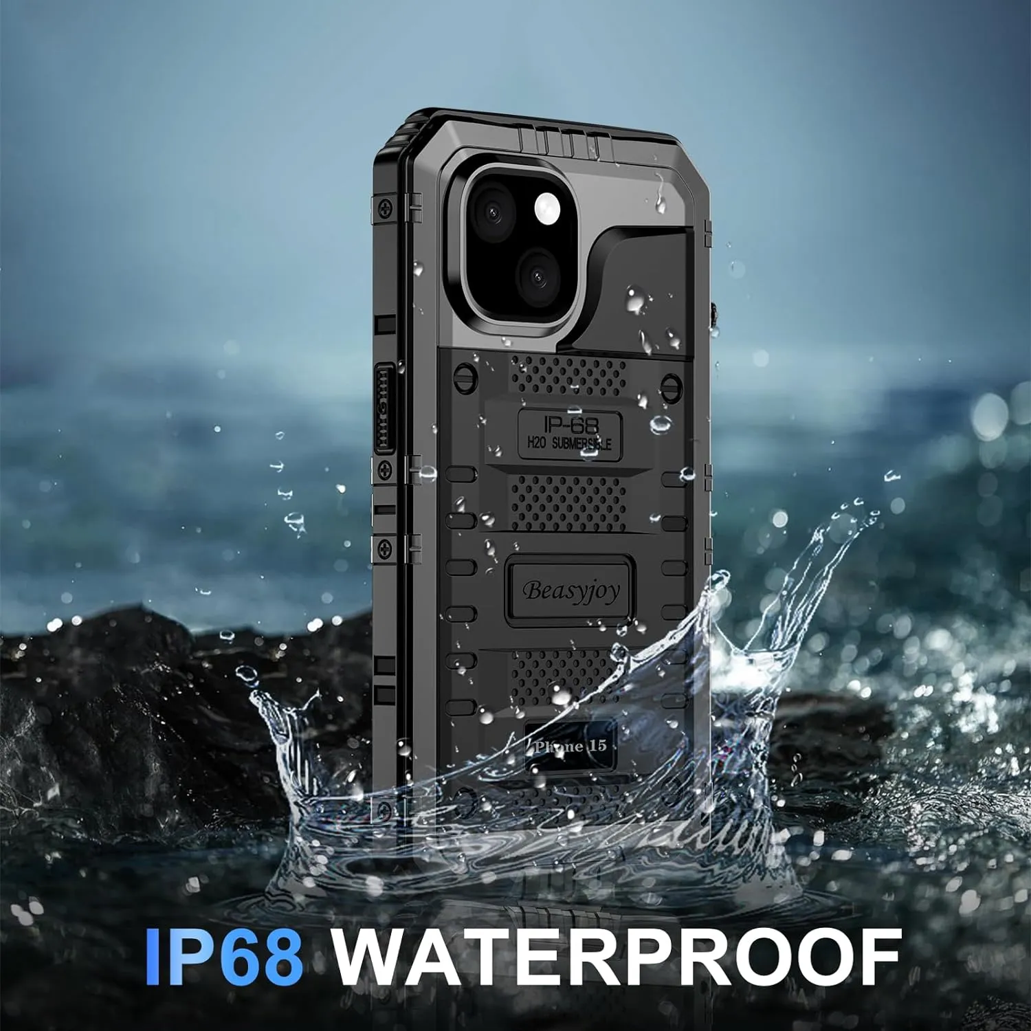 iPhone 16 Pro Max Waterproof Metal Case