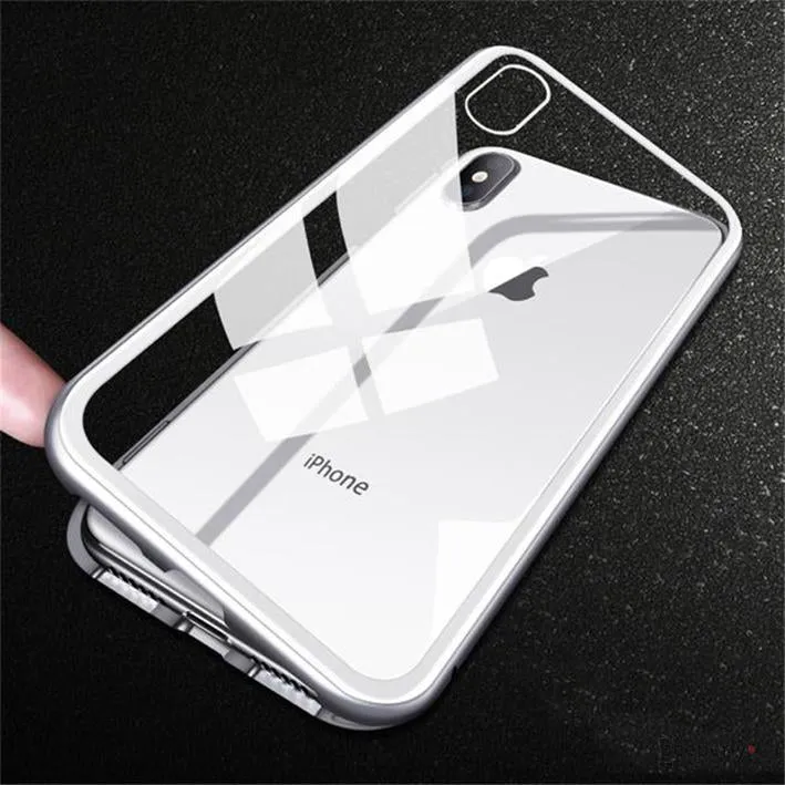 iPhone - Auto Fit Magnetic Glass Camera Protective Case