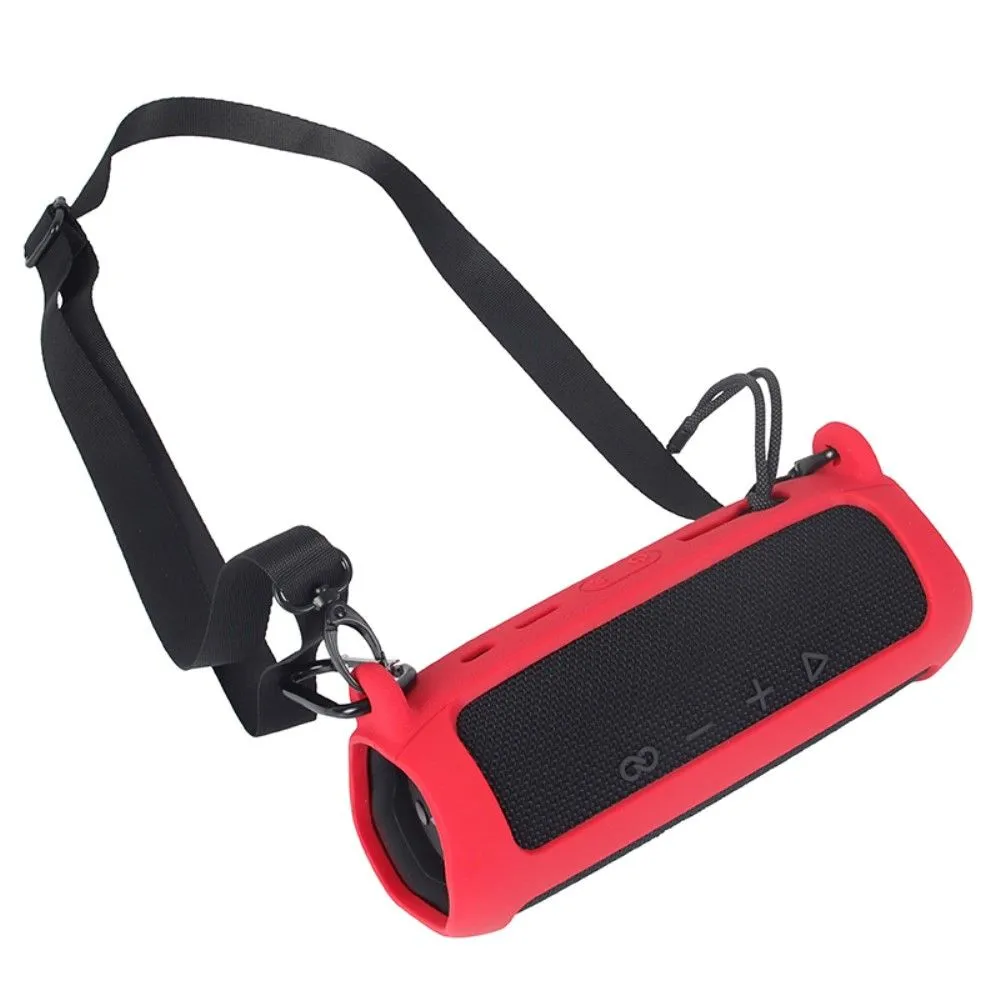 JBL Flip 6 silicone cover with strap - Red