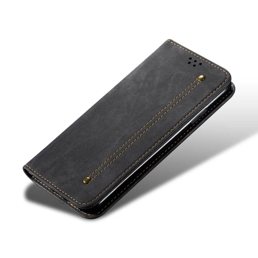 Jeans Motorola Moto G30 Flip case - Black