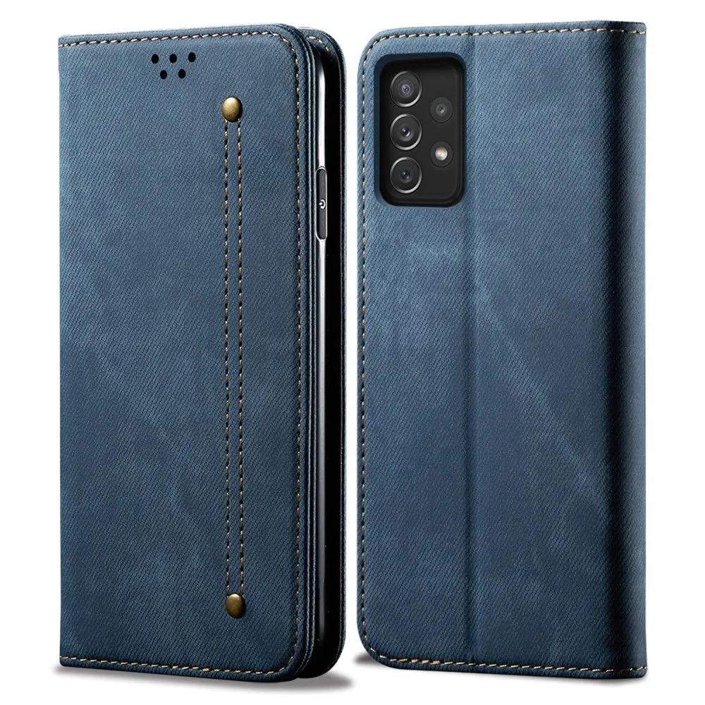 Jeans Samsung Galaxy A23 Flip case - Blue