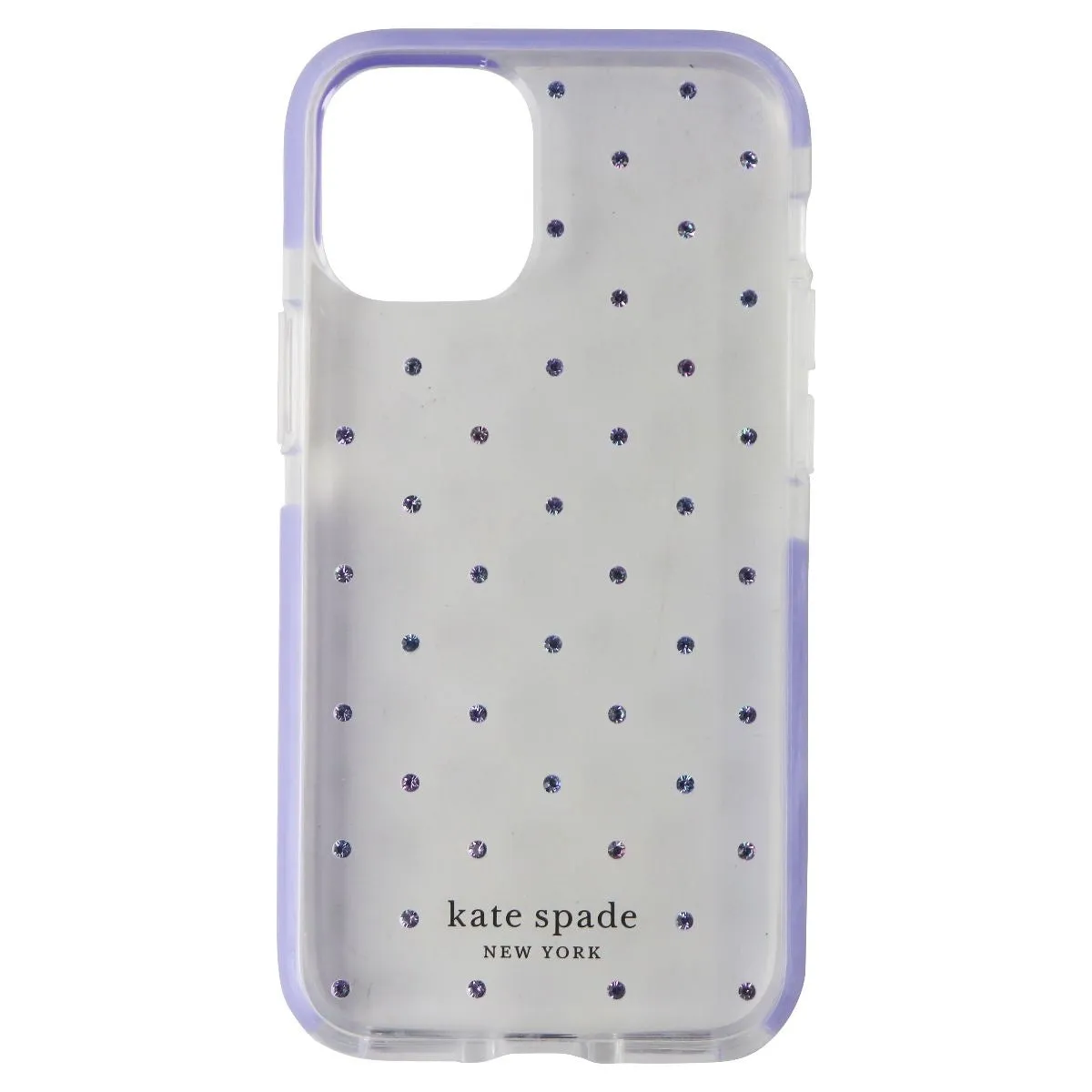 Kate Spade Defensive Hardshell Case for iPhone 12 Mini - Pin Dot Gems / Lilac