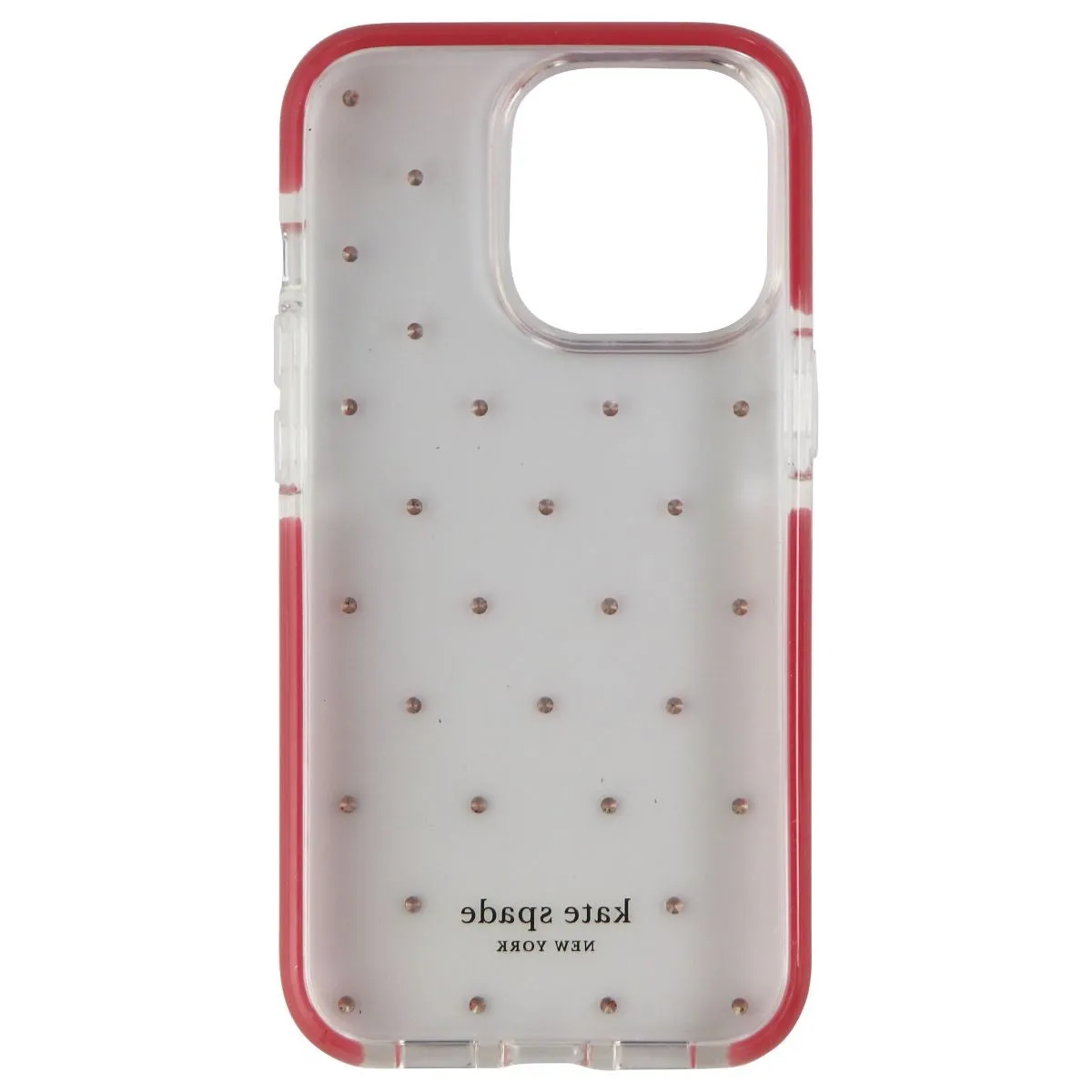 Kate Spade Hardshell Case for iPhone 13 Pro - Pin Dot Ombre Pink/Clear