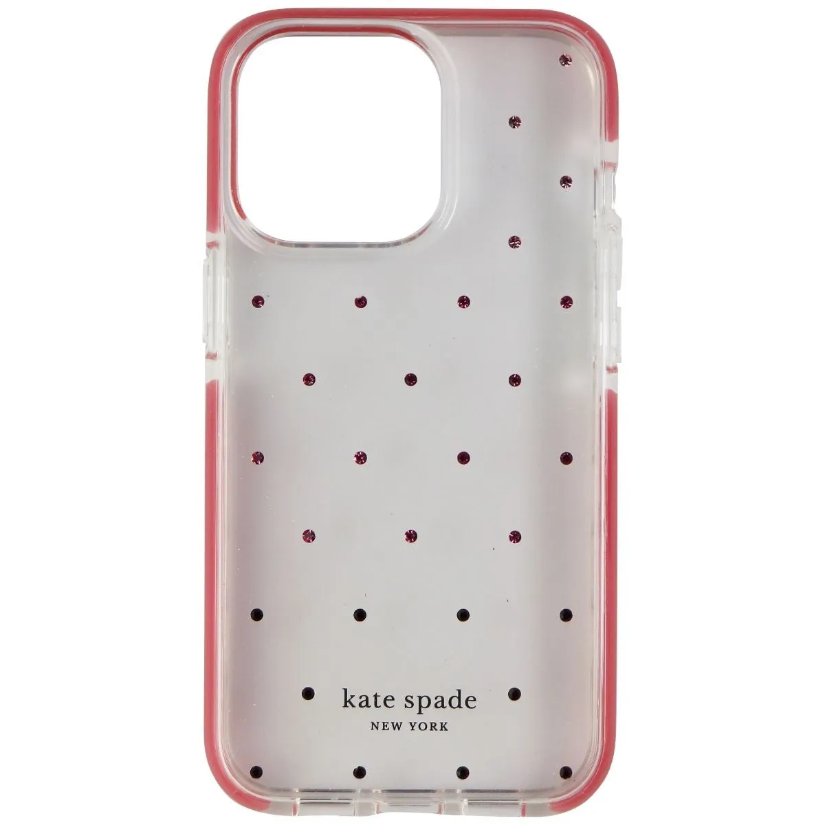 Kate Spade Hardshell Case for iPhone 13 Pro - Pin Dot Ombre Pink/Clear