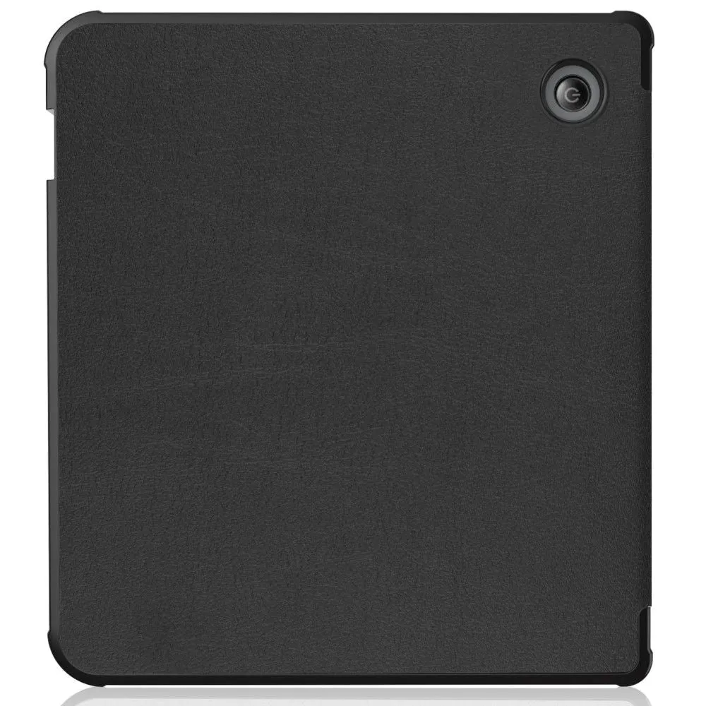 Kobo Libra 2 cool origami stand PU leather flip case - Black