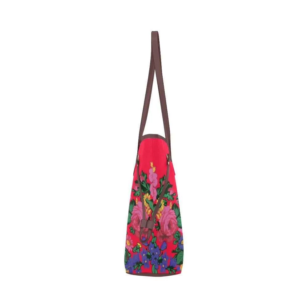 Kokum's Revenge- Dahlia Clover Canvas Tote Bag