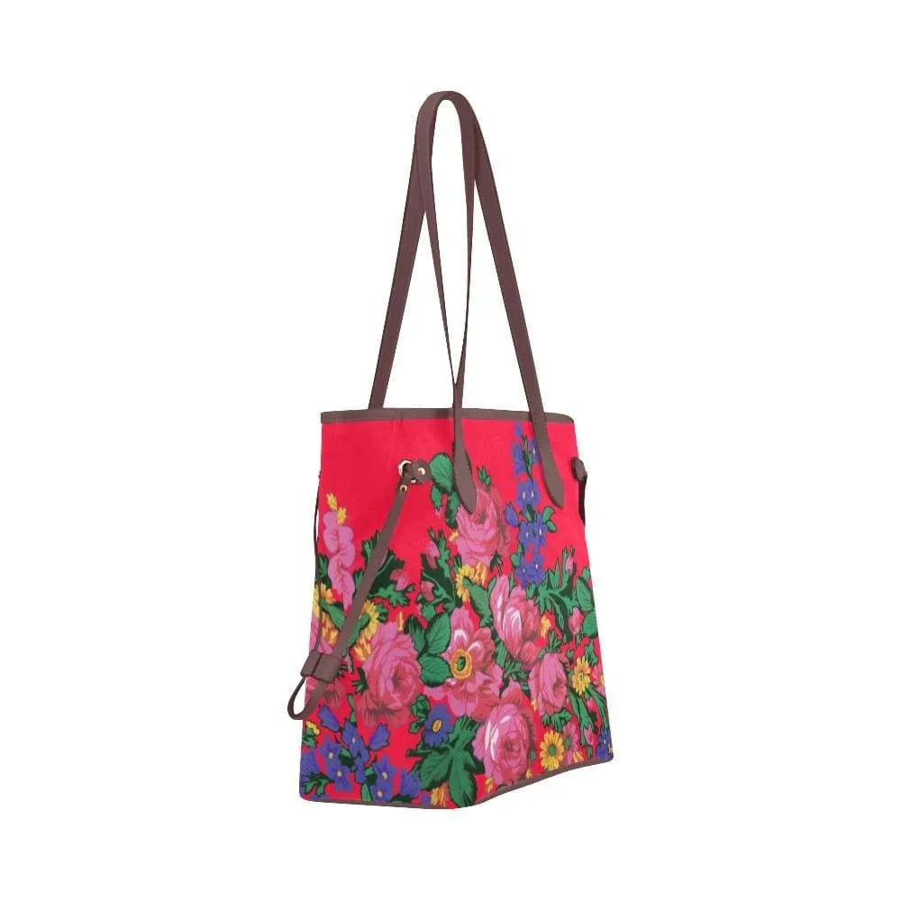 Kokum's Revenge- Dahlia Clover Canvas Tote Bag