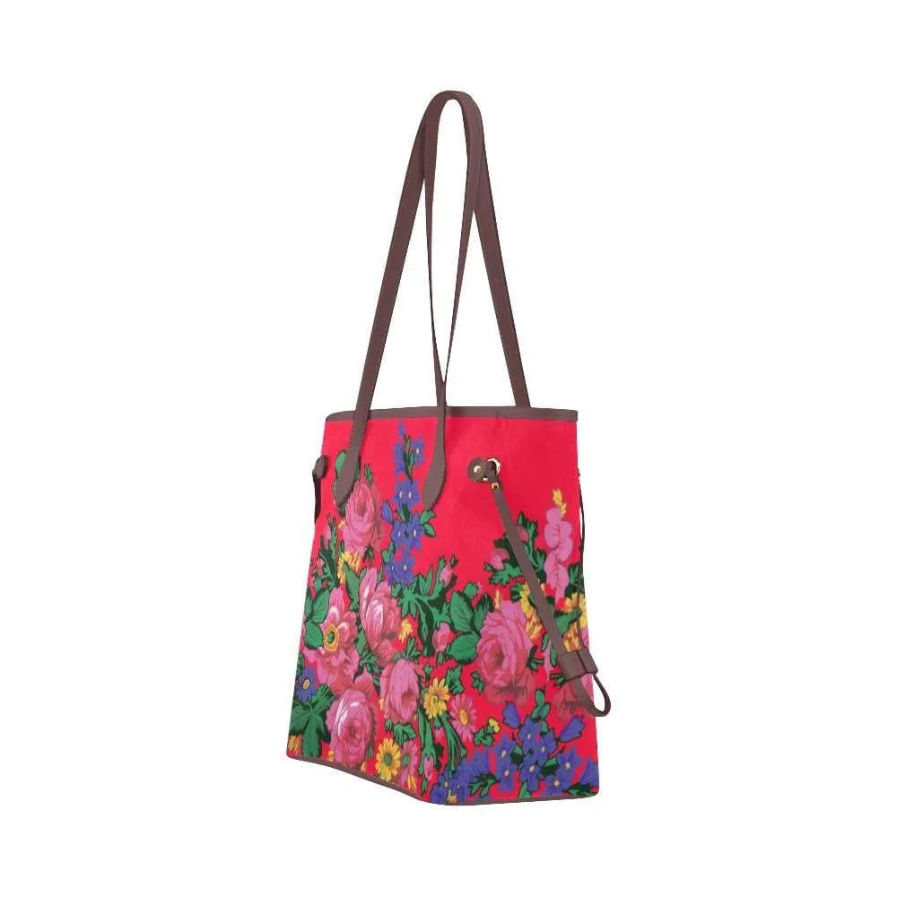 Kokum's Revenge- Dahlia Clover Canvas Tote Bag