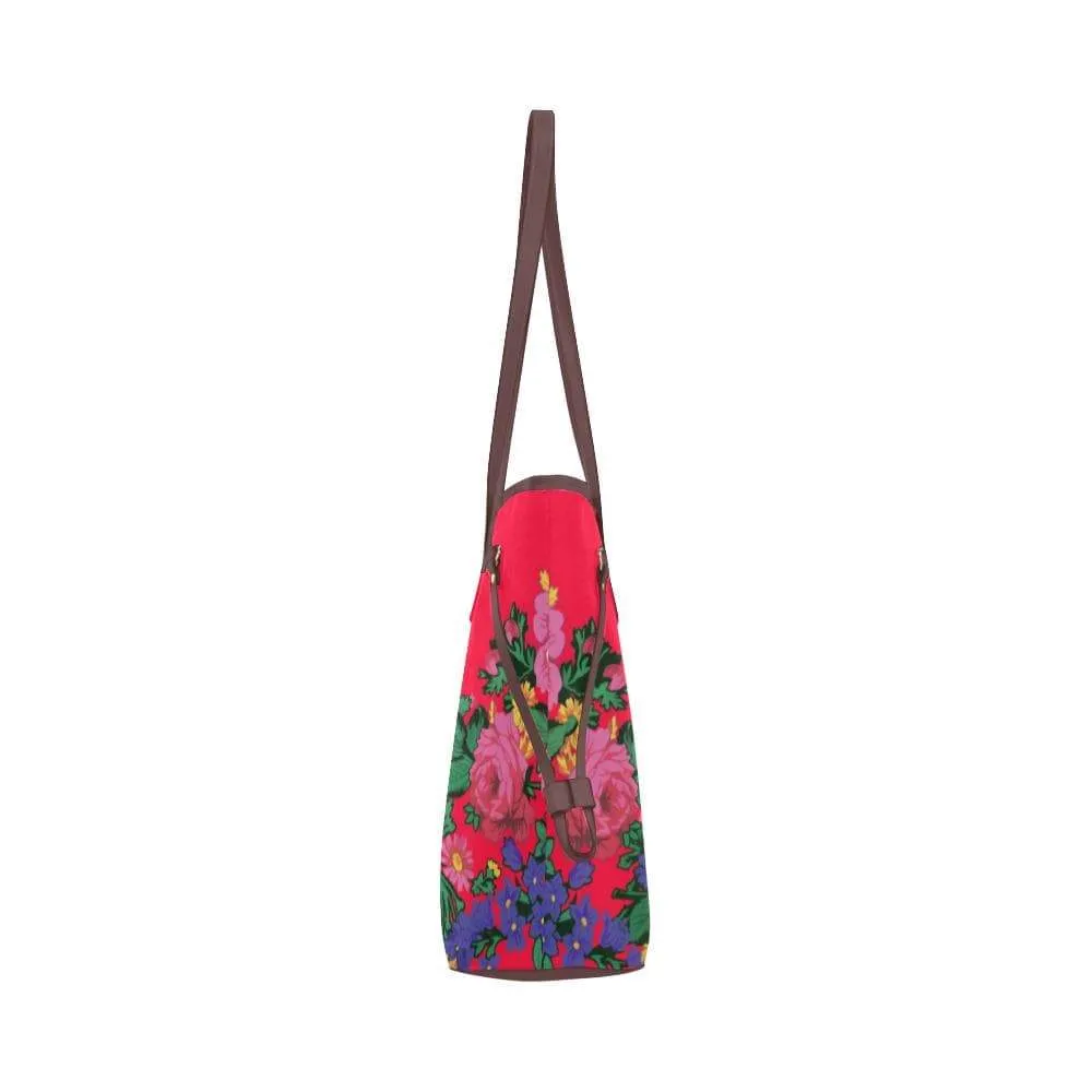 Kokum's Revenge- Dahlia Clover Canvas Tote Bag