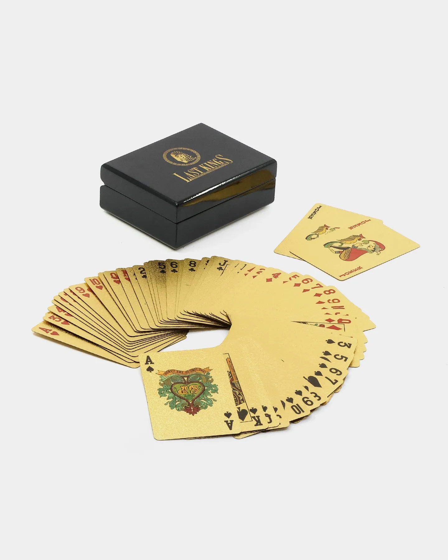 Last Kings LK Deluxe Playing Cards Gold