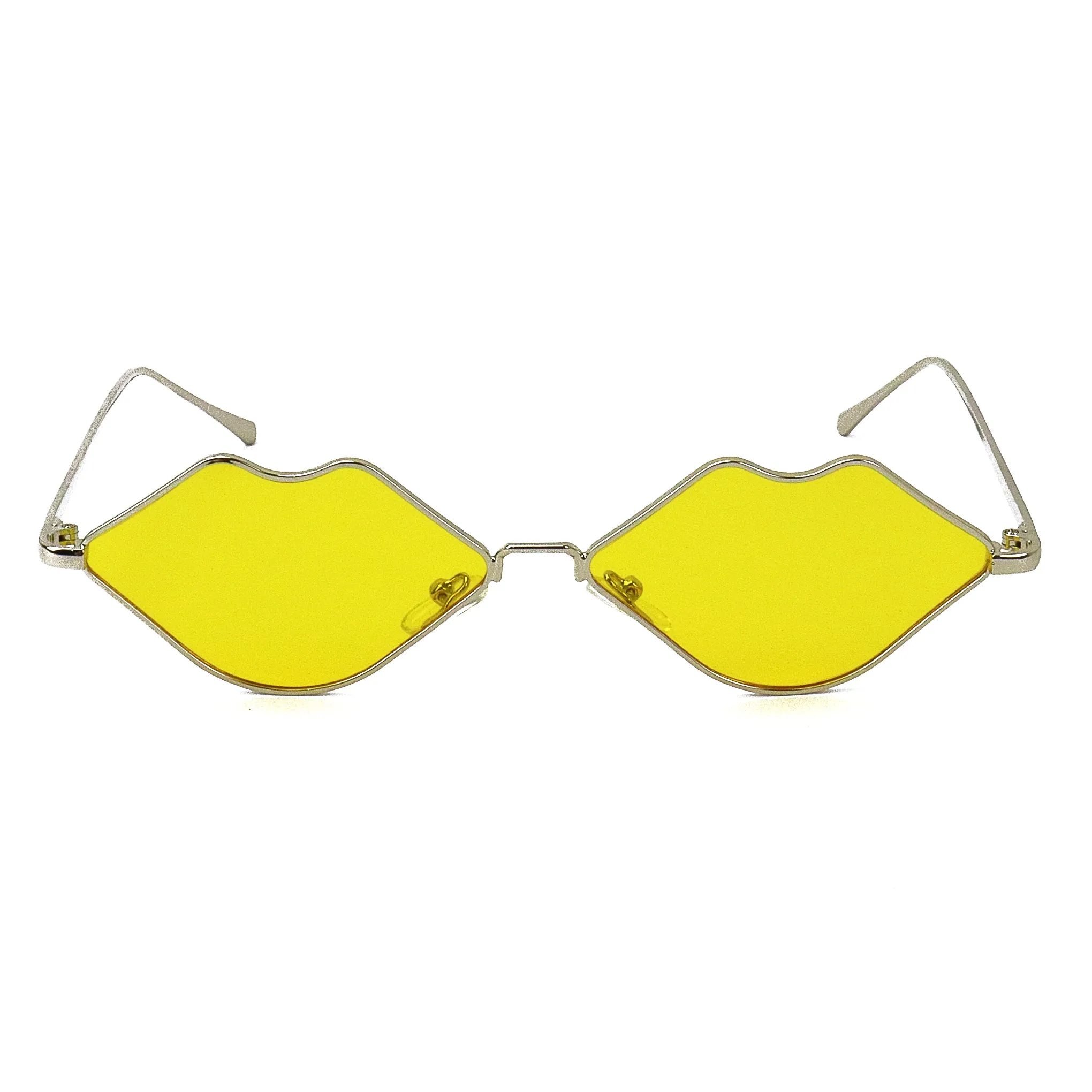 Lavish Lips Sunglasses - Yellow