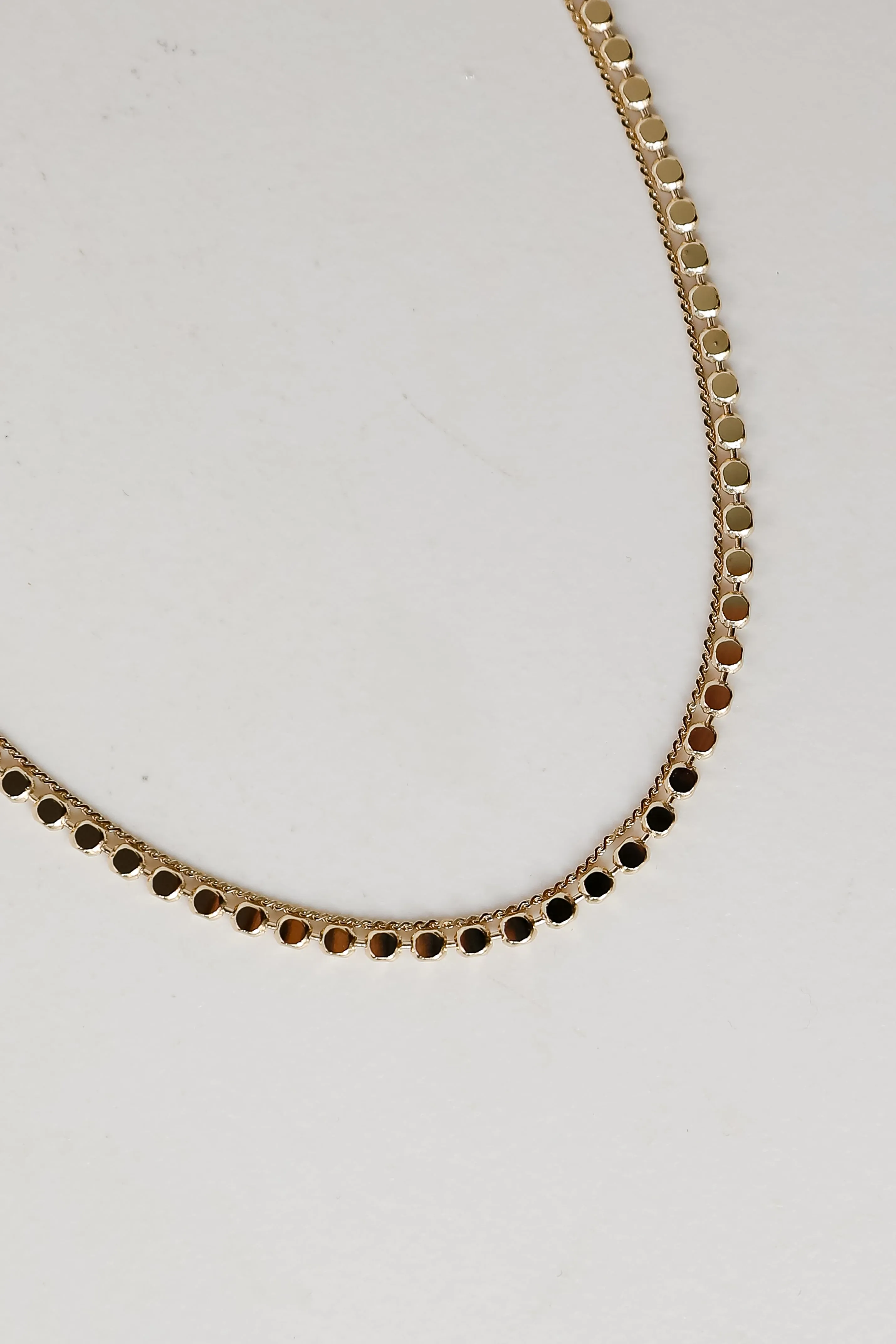 Leah Gold Layered Necklace