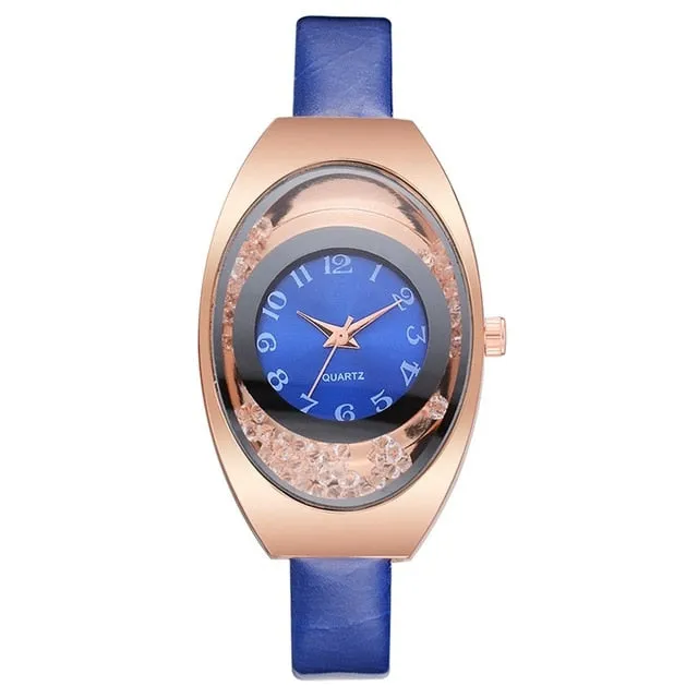 Leather Watches Women Luxury Top Brand Strap Dress Quartz Watch For Ladies Bracelet Wristwatches Female Clock Relogio Feminino