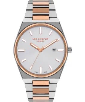 Lee Cooper  Men's Watch Silver Dial Two Toned Metal Strap, LC07608.530