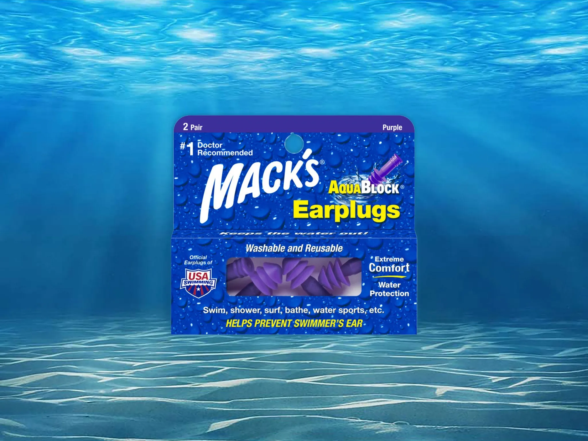 Mack's Aquablock Earplugs