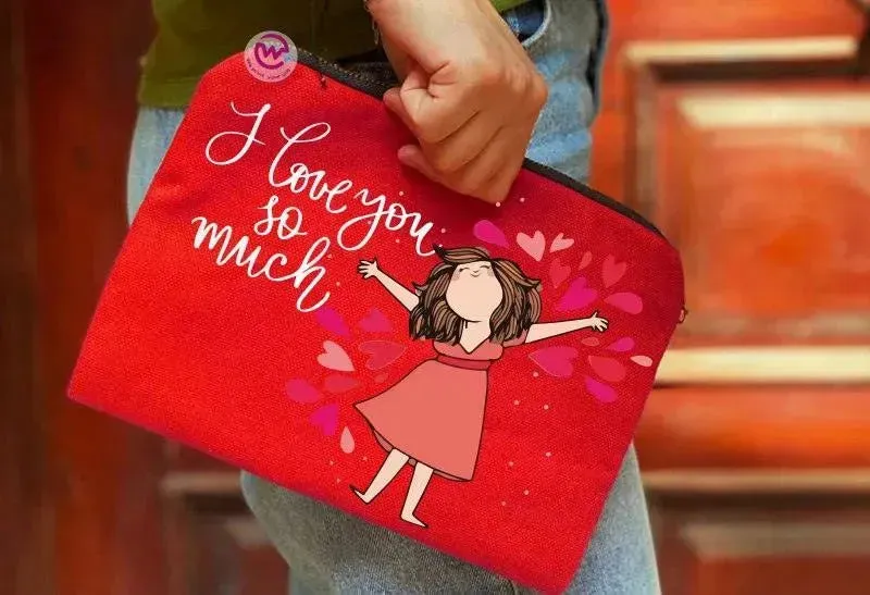 Makeup & Pencil Case-Valentine's