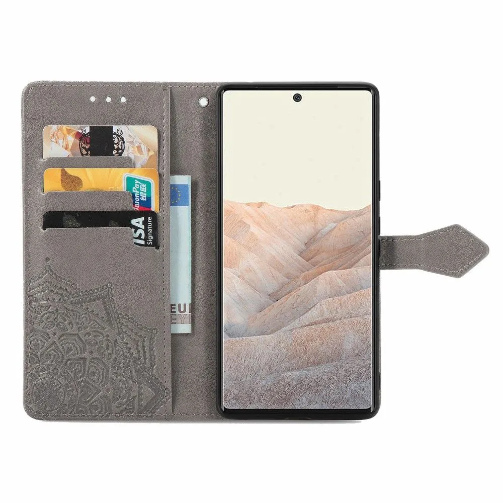 Mandala Google Pixel 6 Flip case - Grey