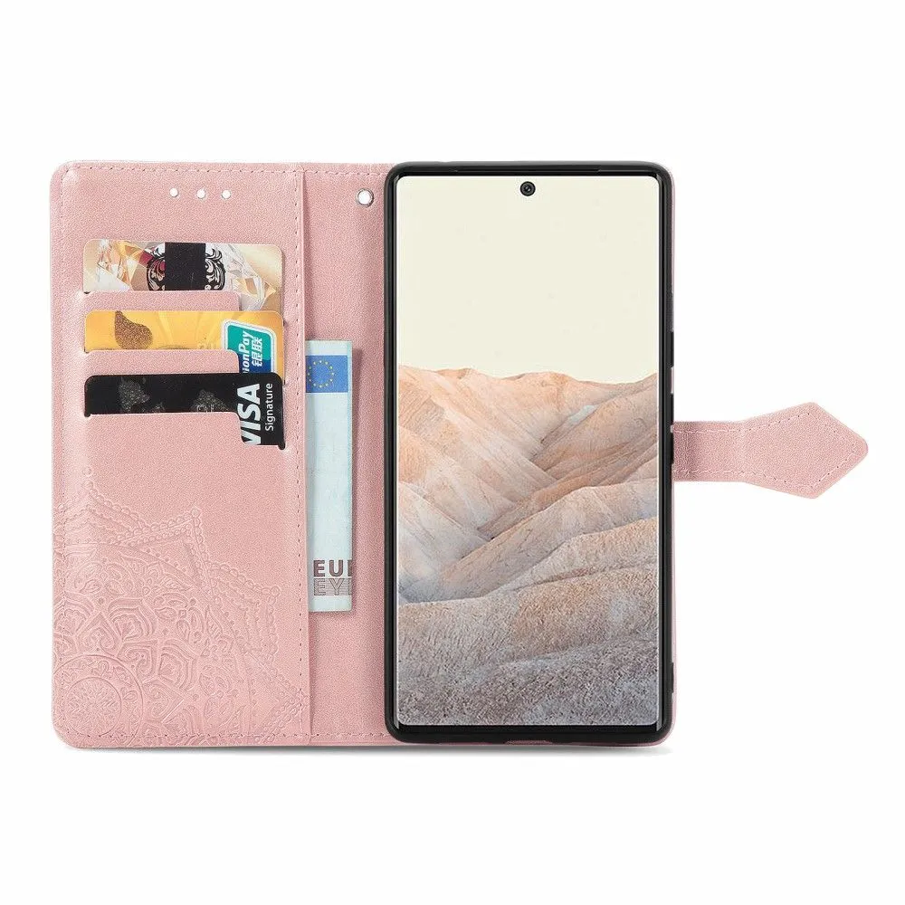 Mandala Google Pixel 6 Flip case - Rose Gold