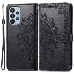 Mandala Samsung Galaxy A23 Flip case - Black