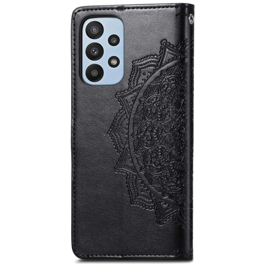 Mandala Samsung Galaxy A23 Flip case - Black