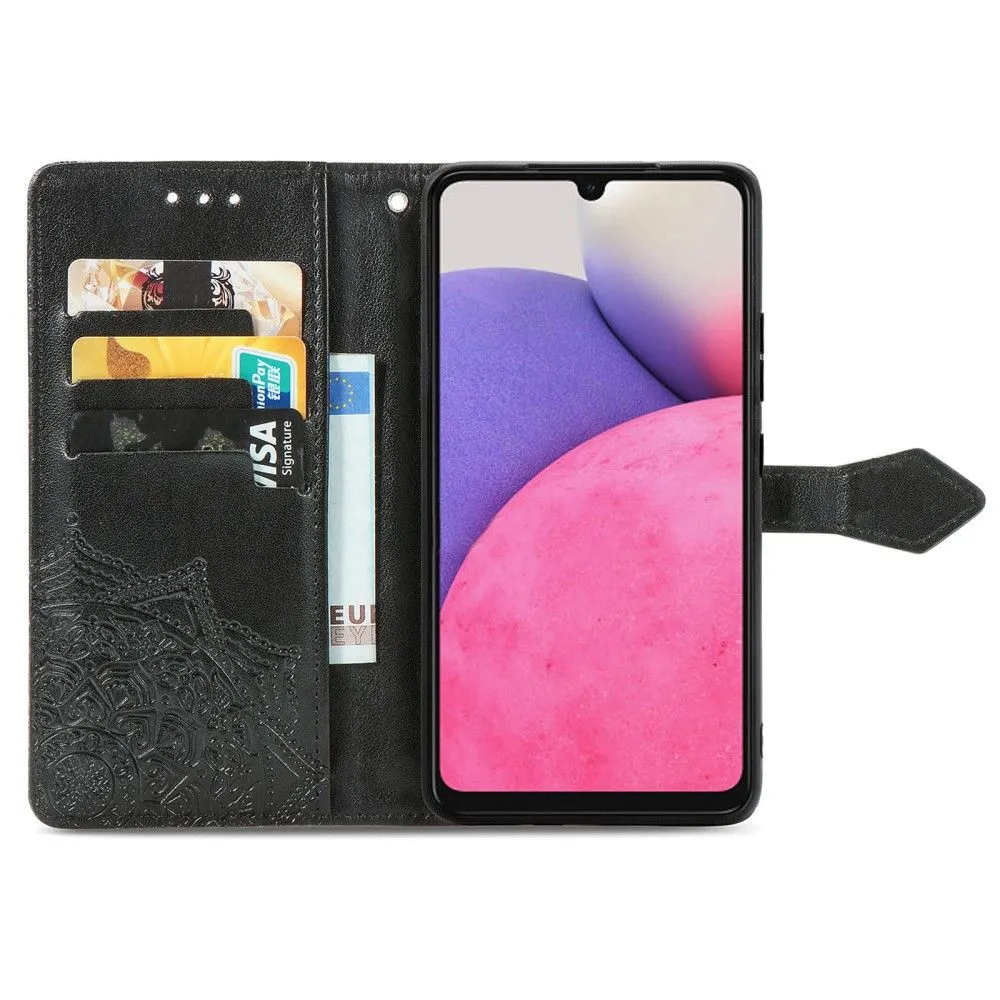 Mandala Samsung Galaxy A73 Flip case - Black