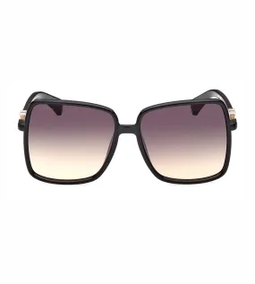 Maxmara Women's Gradient Grey Butterfly Sunglasses